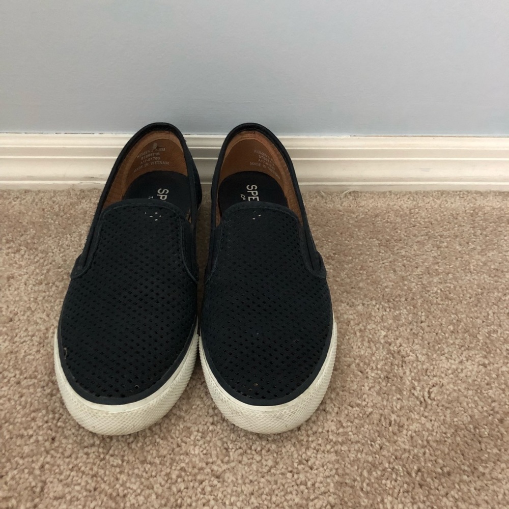 Sperry Perforated Slip On Sneakers - Coming Soon